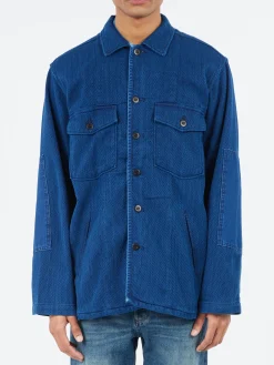Online - Sashiko Fatigue Shirt in Outerwear
