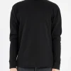 Outlet - Teleco Stitch Turtleneck in Black Knitwear
