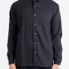 Best - Twill Shirt in Dark Navy Button-Ups