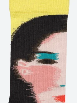 Discount - Fiction Face Sock Women Socks & Hosiery | Belts