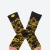 New - Foliage Print in Noir Women Socks & Hosiery | Belts