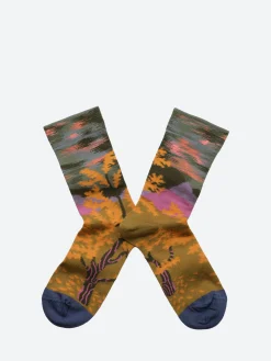 Hot - Herbier Landscape Sock Women Socks & Hosiery | Belts