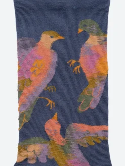 Hot - Herbier Birds Sock Women Socks & Hosiery | Belts