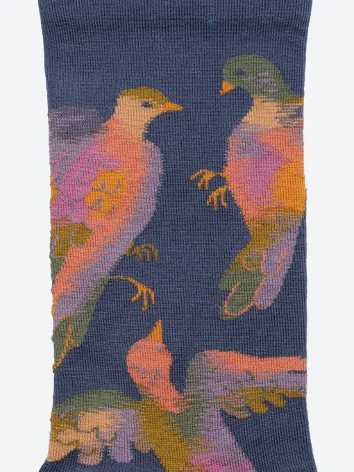 Hot - Herbier Birds Sock Women Socks & Hosiery | Belts