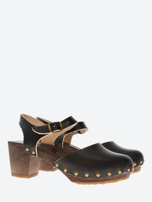 Online - 368 Clogs in Noir Vegetal Women Shoes | Overalls & Jumpsuits