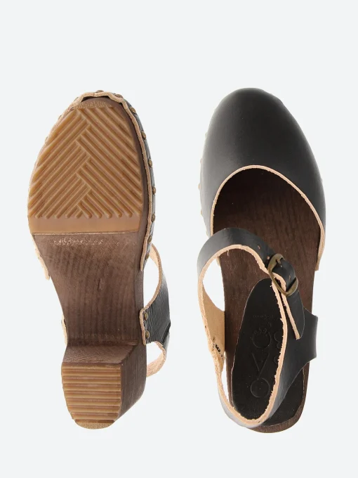 Online - 368 Clogs in Noir Vegetal Women Shoes | Overalls & Jumpsuits