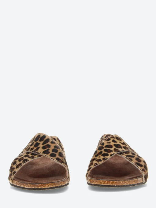 Hot - 396 Mule in Cappuchino Leopard Women Slides | Sandals