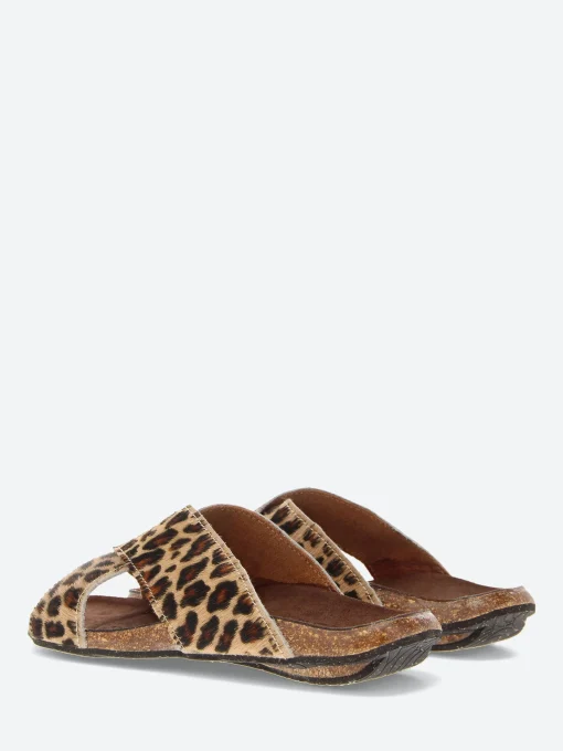 Hot - 396 Mule in Cappuchino Leopard Women Slides | Sandals