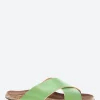 New - 396 Mule in Pomme Vert Vegetal Women Slides | Sandals