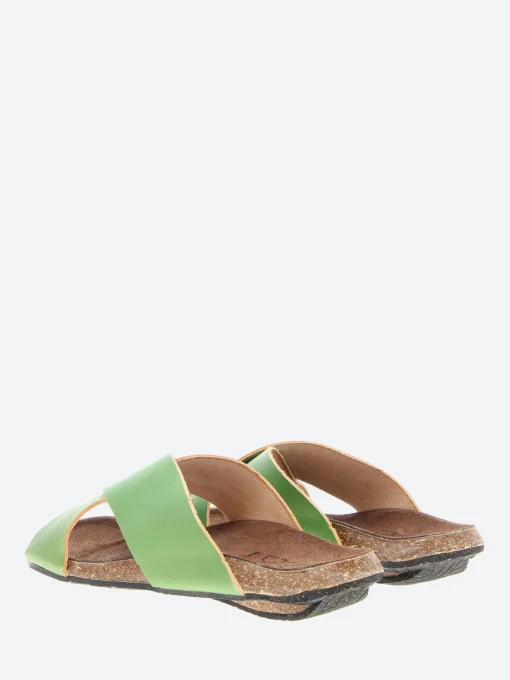 New - 396 Mule in Pomme Vert Vegetal Women Slides | Sandals