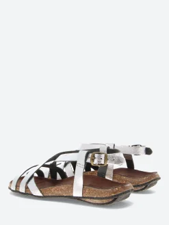 Fashion - 498 Sandals in Argent Old Metal Women Slides | Sandals