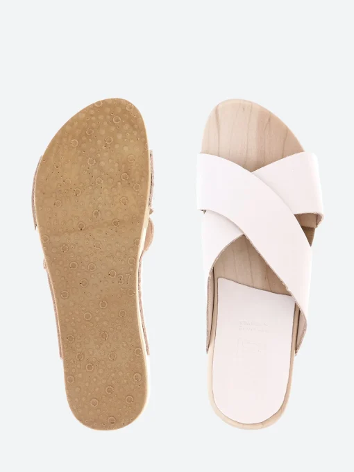Online - 371 Sandals in Blanc Vegetal Women Overalls & Jumpsuits | Slides