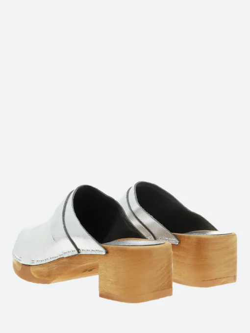 Discount - Anna Clogs in Old Metal Argento Women Shoes | Overalls & Jumpsuits