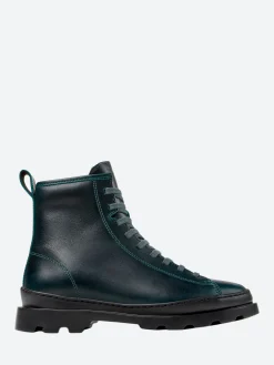 Fashion - Brutus Lace-Up Boots in Dark Green Women Overalls & Jumpsuits | Boots