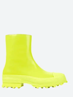 New Camper - Lab Traktori Boots in Neon Yellow Women Overalls & Jumpsuits | Boots