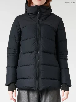 Outlet - Hybridge Down Coat in Black Women Outerwear