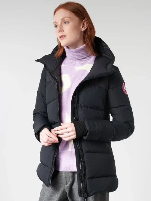 Outlet - Hybridge Down Coat in Black Women Outerwear