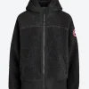 Clearance - Simcoe Fleece Hoody in Black Women Overalls & Jumpsuits | Outerwear