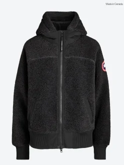 Clearance - Simcoe Fleece Hoody in Black Women Overalls & Jumpsuits | Outerwear