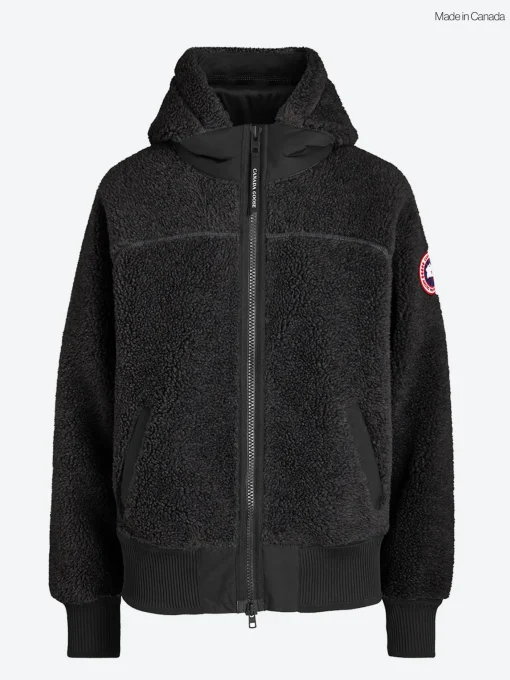 Clearance - Simcoe Fleece Hoody in Black Women Overalls & Jumpsuits | Outerwear