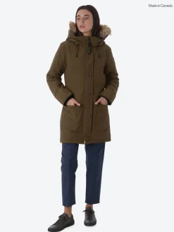 Fashion - Trillium Parka in Military Green Women Overalls & Jumpsuits | Outerwear