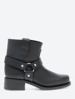 Outlet - 6" Short in Black Logger Women Mary Janes | Ballet Flats