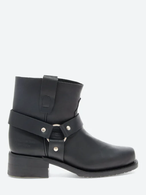Outlet - 6" Short in Black Logger Women Mary Janes | Ballet Flats