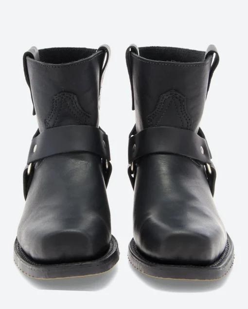 Outlet - 6" Short in Black Logger Women Mary Janes | Ballet Flats
