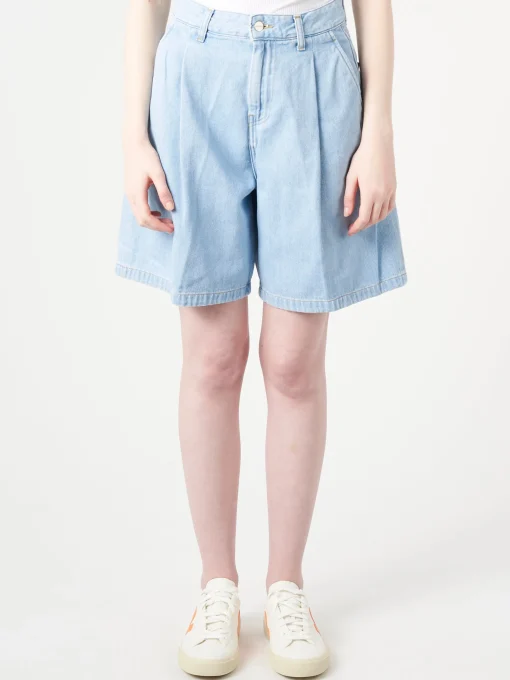 Best - Alta Short in Blue Stone Bleach Women Shorts | Overalls & Jumpsuits