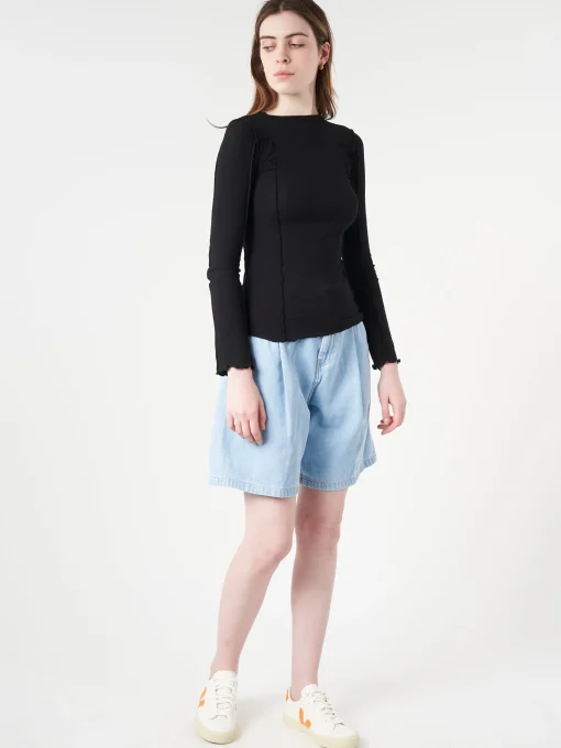 Best - Alta Short in Blue Stone Bleach Women Shorts | Overalls & Jumpsuits