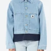 Fashion - Arca Jacket in Blue Stone Bleached Women Outerwear