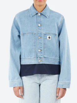 Fashion - Arca Jacket in Blue Stone Bleached Women Outerwear