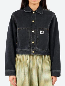 Online - Arca Jacket in Black Stone Wash Women Outerwear