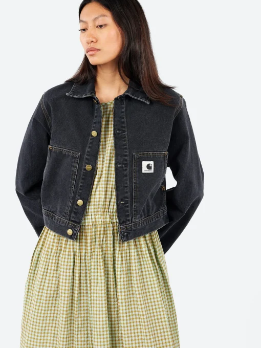 Online - Arca Jacket in Black Stone Wash Women Outerwear