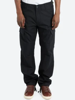 Discount - Aviation Pant in Black Rinse Pants