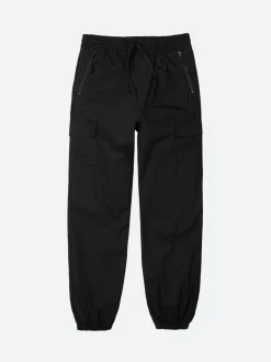 Clearance - Cargo Jogger in Black Rinse Pants