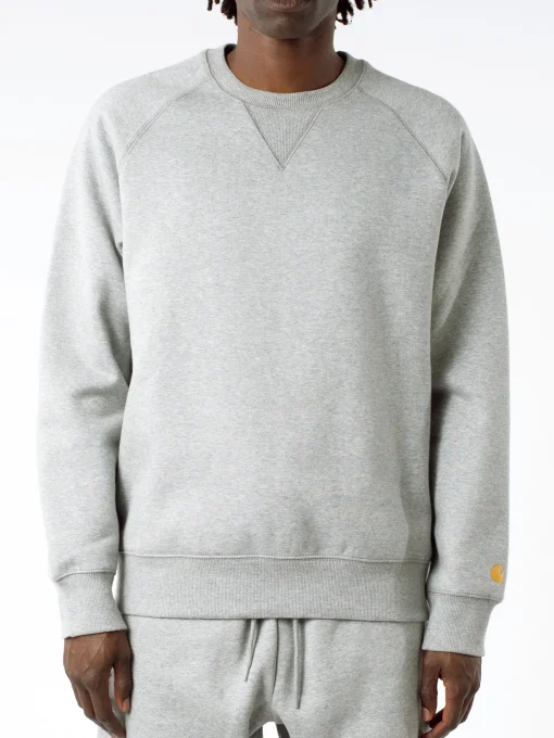 Best - Chase Sweatshirt in Grey Heather/Gold Sweatshirts