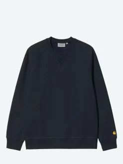 Discount - Chase Sweatshirt in Dark Navy/Gold Sweatshirts