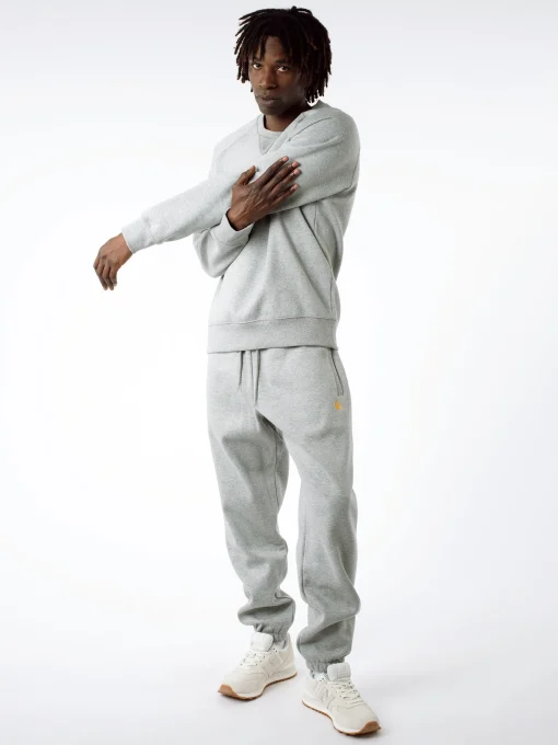 Best - Chase Sweatshirt in Grey Heather/Gold Sweatshirts