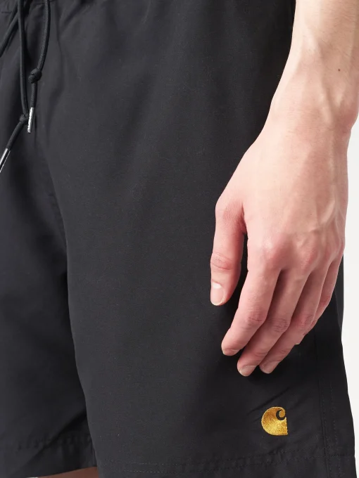 Sale - Chase Swim Trunk in Black Rinse Swimwear