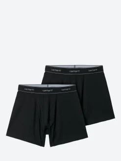 Outlet - Cotton Trunks 2 Pack in Black Undergarments