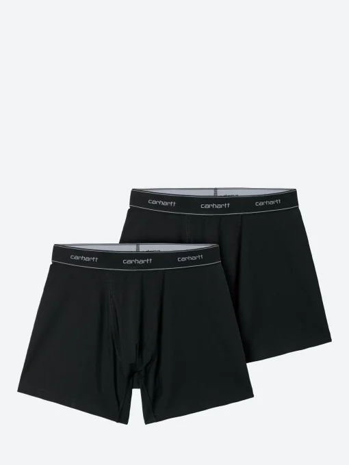 Outlet - Cotton Trunks 2 Pack in Black Undergarments