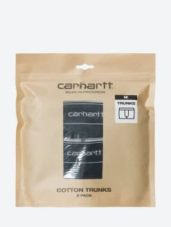 Outlet - Cotton Trunks 2 Pack in Black Undergarments