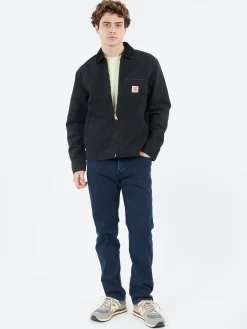 New - Detroit Jacket (Spring) in Black Stone Wash Outerwear