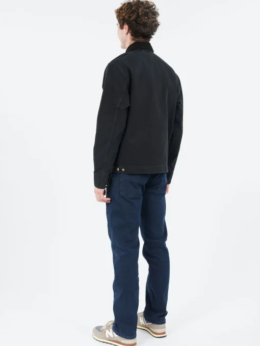 New - Detroit Jacket (Spring) in Black Stone Wash Outerwear