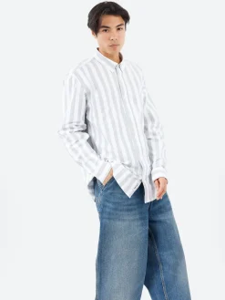 Online - Dillion Shirt in Park and White Button-Ups