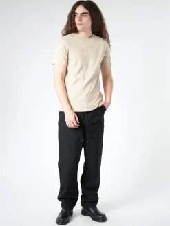 Hot - Double Knee Pant in Black Pants