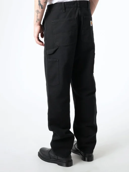 Hot - Double Knee Pant in Black Pants