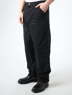 Hot - Double Knee Pant in Black Pants