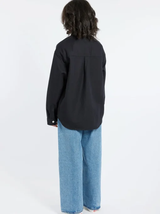 Fashion - Ethel Shirt Jacket in Black Rinse Women Outerwear